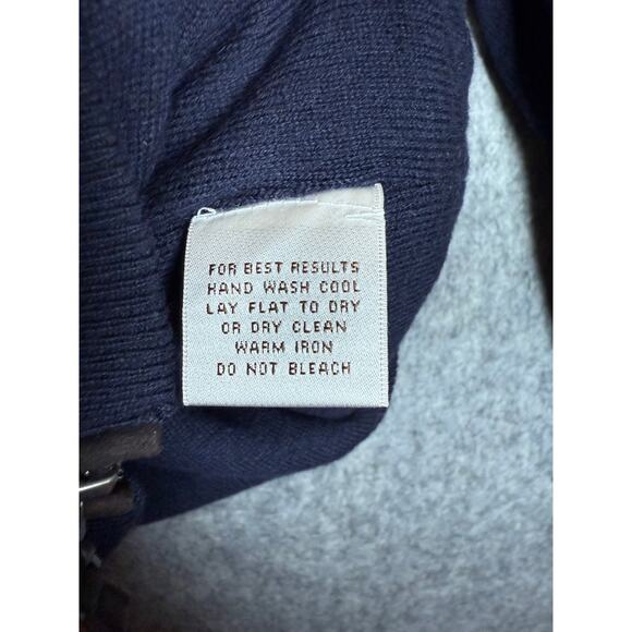 Peter Millar Apex Mens Large Blue TPC Sawgrass Wool/Cotton Jacket Elbow Pads - Picture 5 of 8